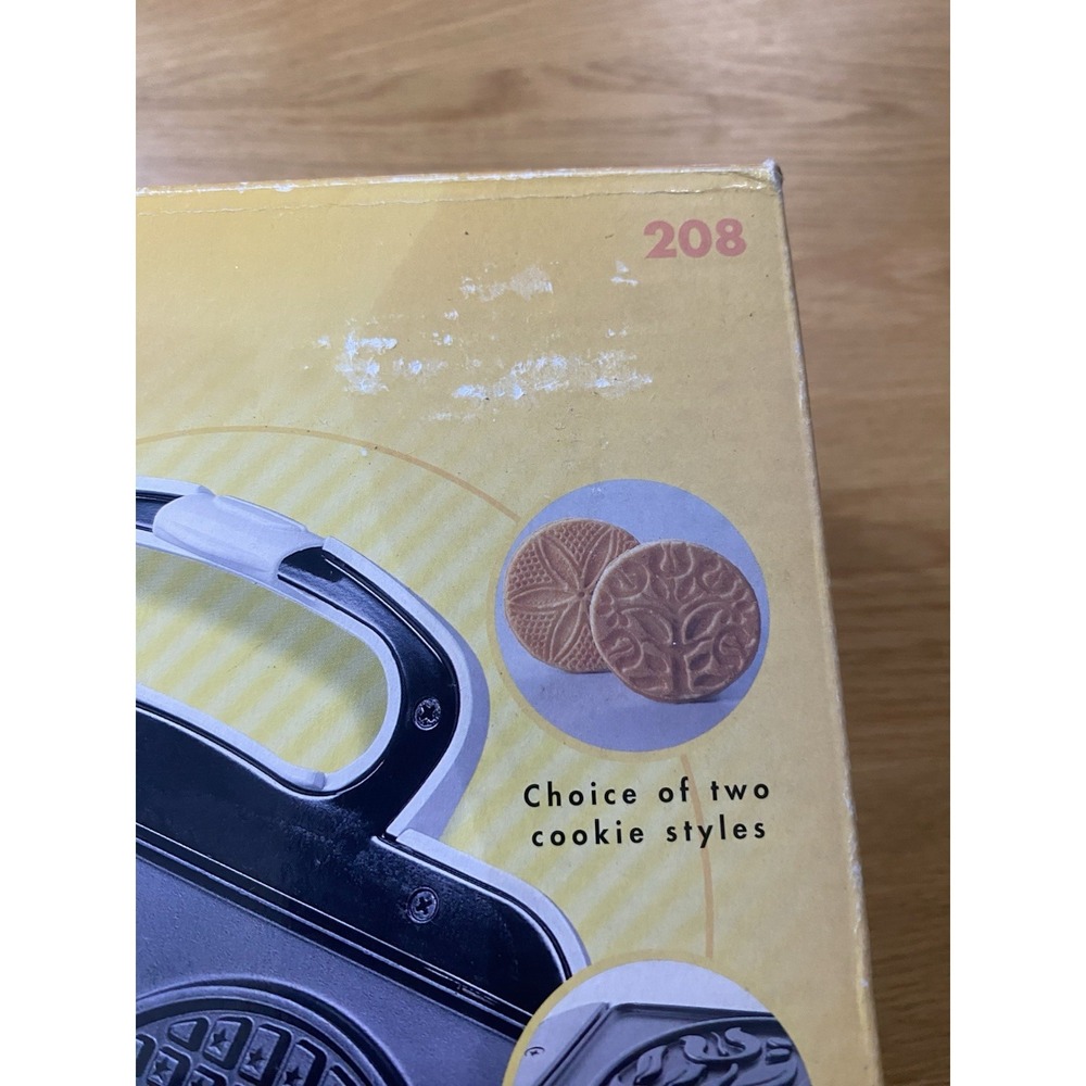 Vintage Toastmaster International Pizzelle & Cookie Maker Model 208 Tested - Picture 2 of 16